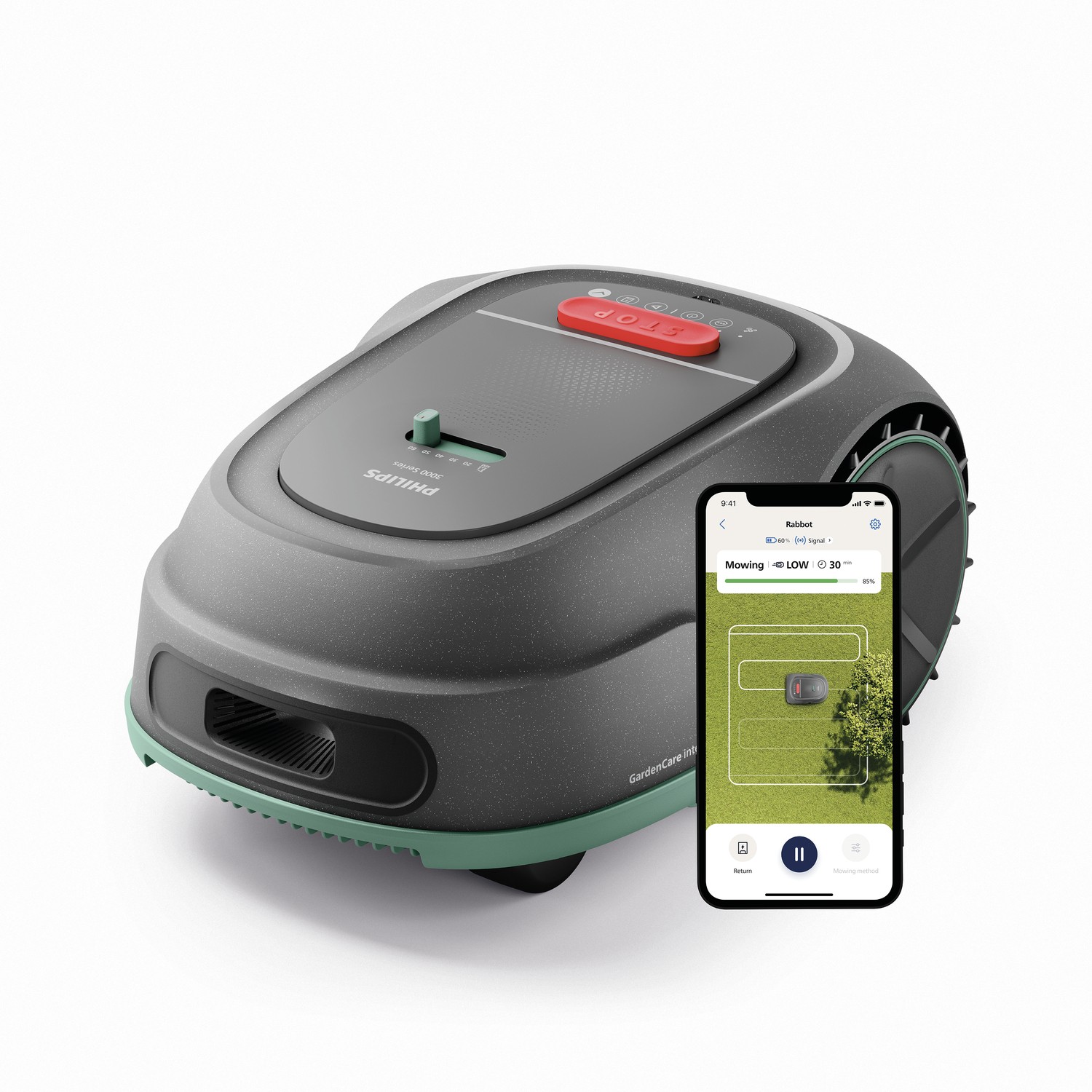 Robot Tagliaerba Automatico Con Gps Sensore Pioggia Autoportante 30