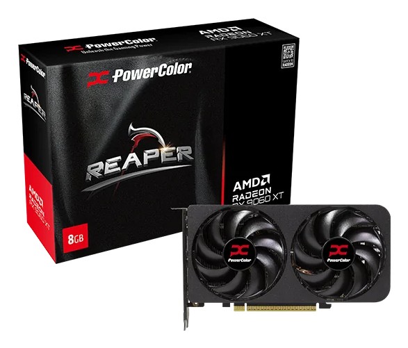 PowerColor Reaper AMD Radeon RX 9060 XT 8GB GDDR6