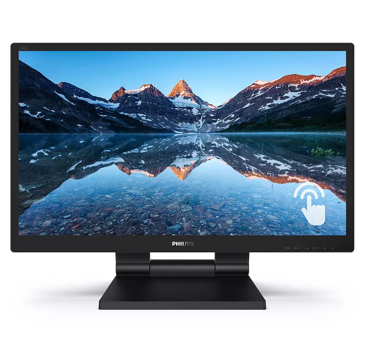 Philips Monitor Touch 238 Led Ips 16:9 Fhd 5Ms 250Cdm Vga/Dvi/Dp/Hdmi Ip54 Multimediale