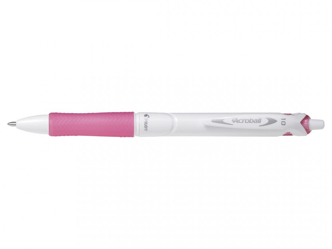Pilot Acroball Pure White Rosa
