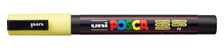 POSCA PC-3M evidenziatore 1 pz Tipo di punta Giallo