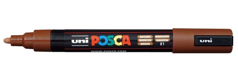 POSCA PC-5M Marrone