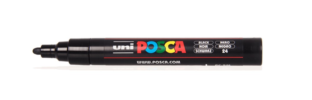 POSCA PC-5M evidenziatore Tipo di punta Nero
