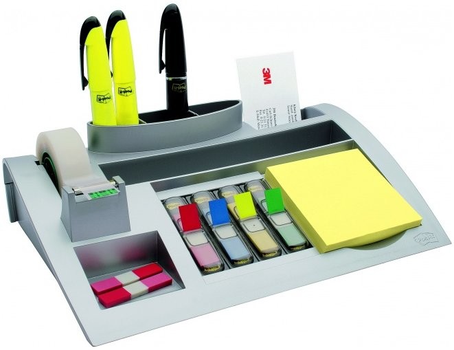 Post-It 3M C50 organizzatore per cassetto di scrivania Argento