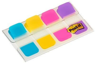 Post-It 3M 676-AYPV scheda per indice Rosa Viola Turchese Giallo