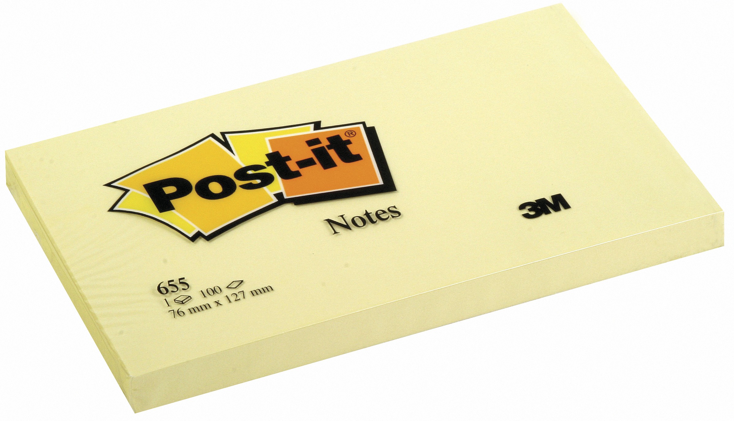 Post-It 3M 655Y pouch autoadesiva Quadrato Giallo Autoadesivo