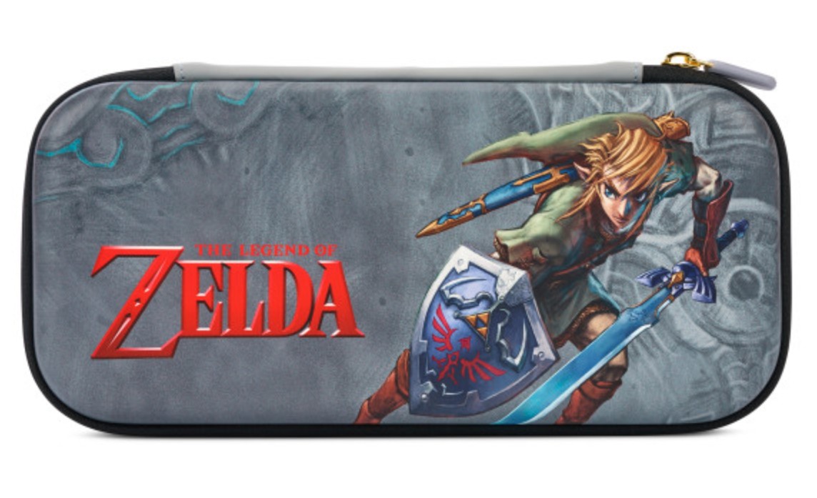 PowerA NSCS0210-01 custodia per console portatile Cover Nintendo Feltro Grigio Multicolore