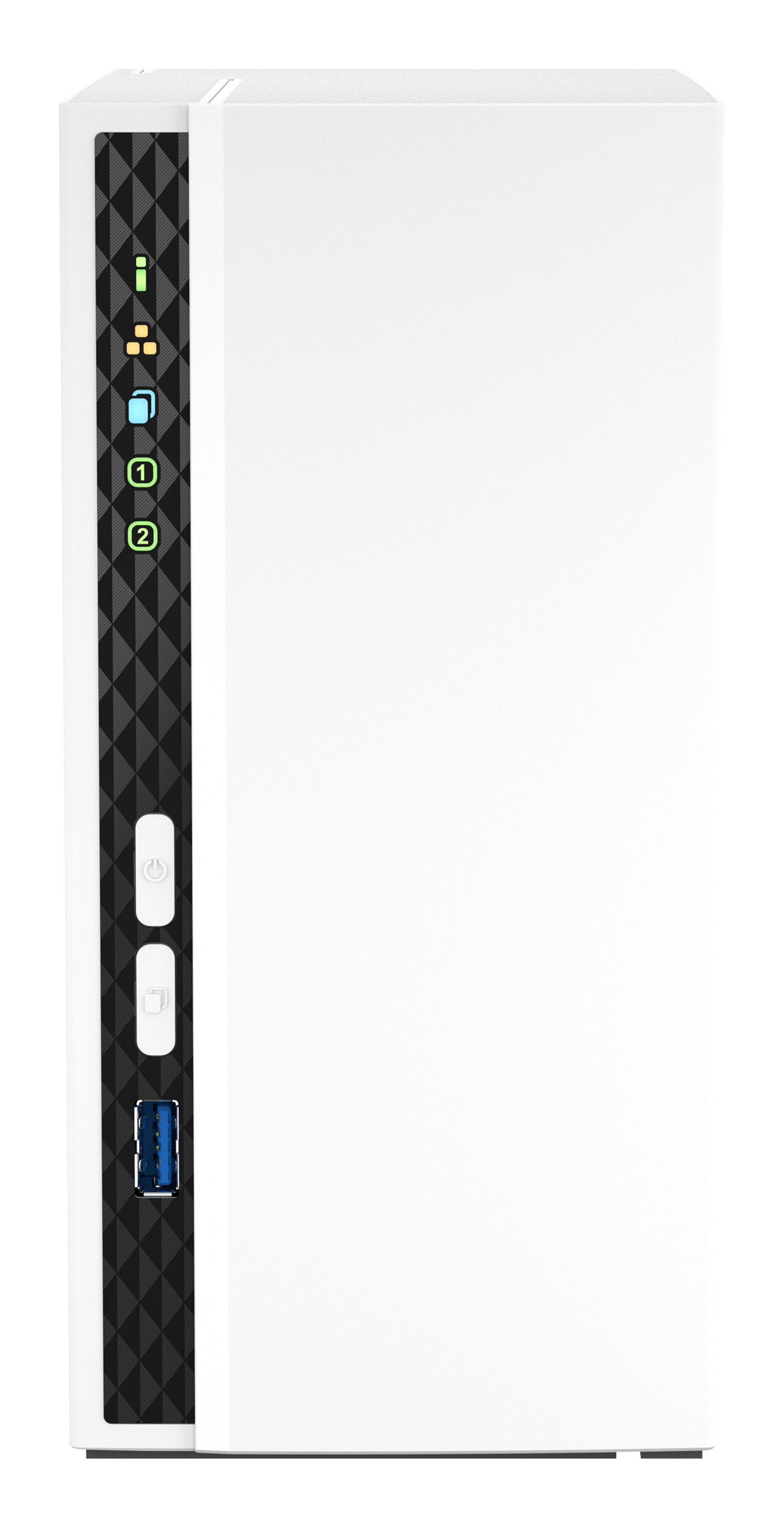 QNAP TS-233 sistema barebone per server Mini Tower Bianco