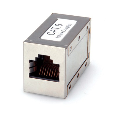 Roline Rj45 Modular Coupler Cat 6 Class E Stp Silver