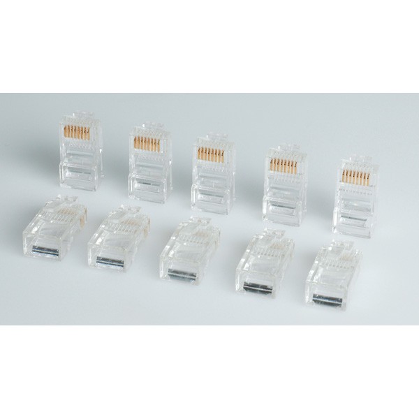 Roline Connettore Modulare Utp Cat5E Classe D 8P8C Montaggio Su Cavo Rj45 Grigio