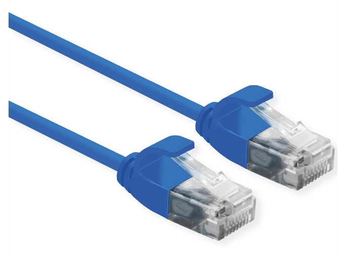 Roline Utp Data Center Patch Cord Cat.6A (Class Ea) Lsoh Slim 3 M Blu