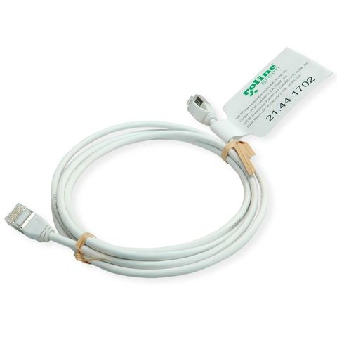 Roline Green U/Ftp Datacenter Patchcord Cat.6A/Class Ea Lsoh/Tpe Slim Grey 0.15M