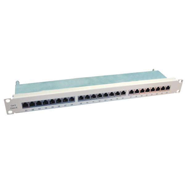 Value 19 Patchpanel Cat.6/Class E 24 Porte Stp Grigio