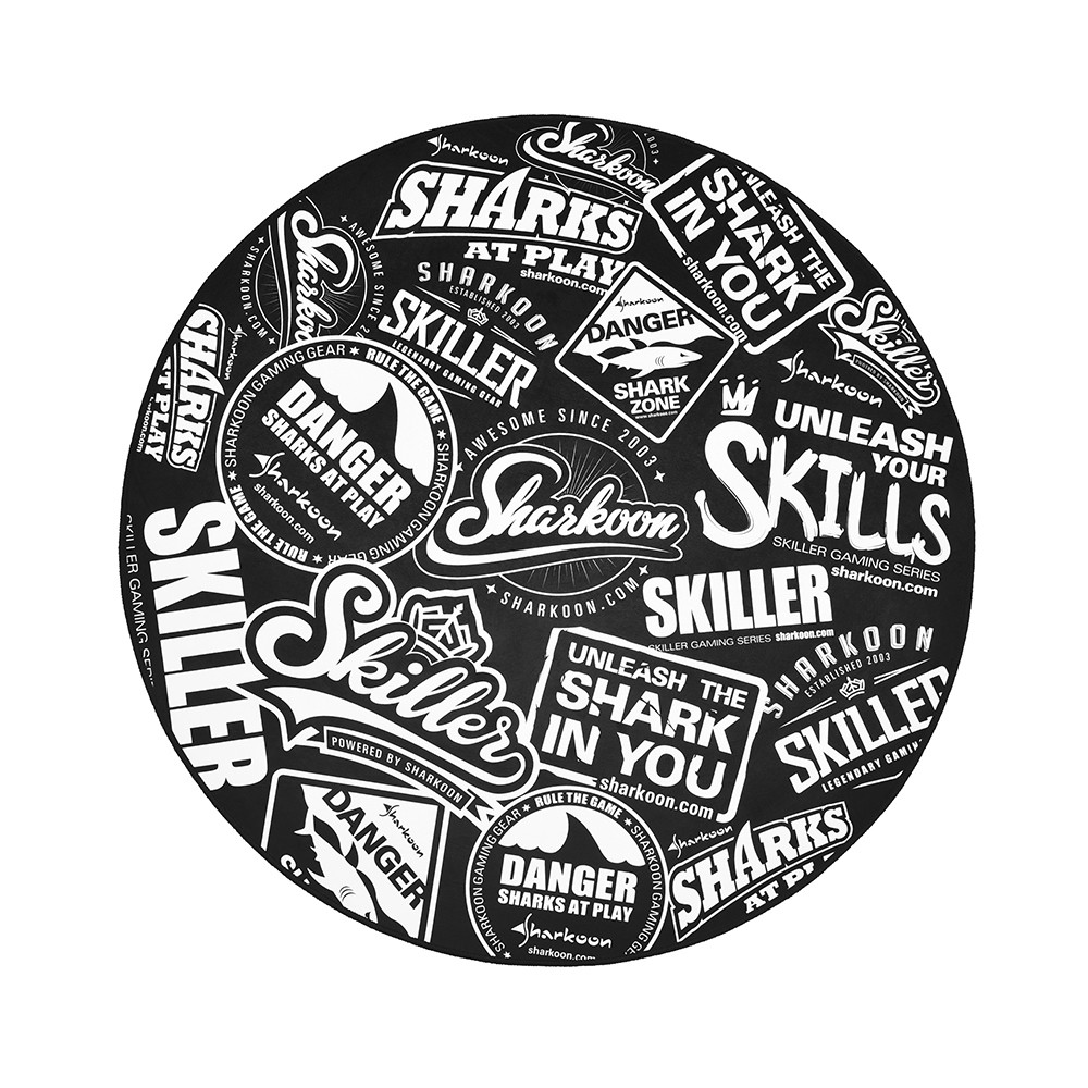 Sharkoon Tappeto Per Sedia Gaming Sfm10 Diametro 120 Cm Spessore 5 Mm Base Antiscivolo Polieste