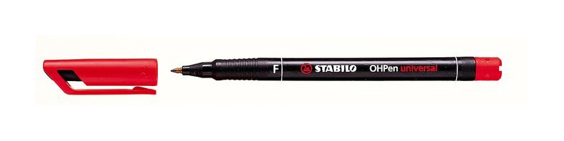 Stabilo OHPen marcatore permanente Rosso 1 pz