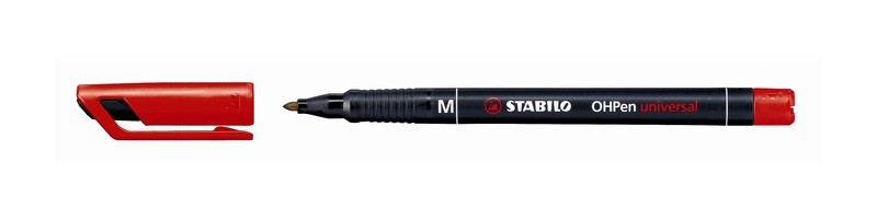 Stabilo OHPen marcatore permanente Rosso 1 pz