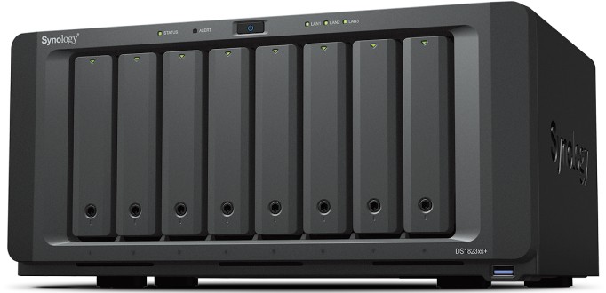 Synology DiskStation DS1823XS Server NAS e di Archiviazione Tower Collegamento Ethernet LAN Nero V1780B-image