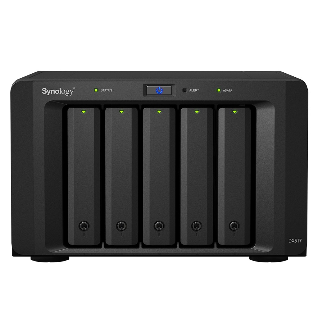 Synology DX517 array di dischi 0 TB Desktop Nero
