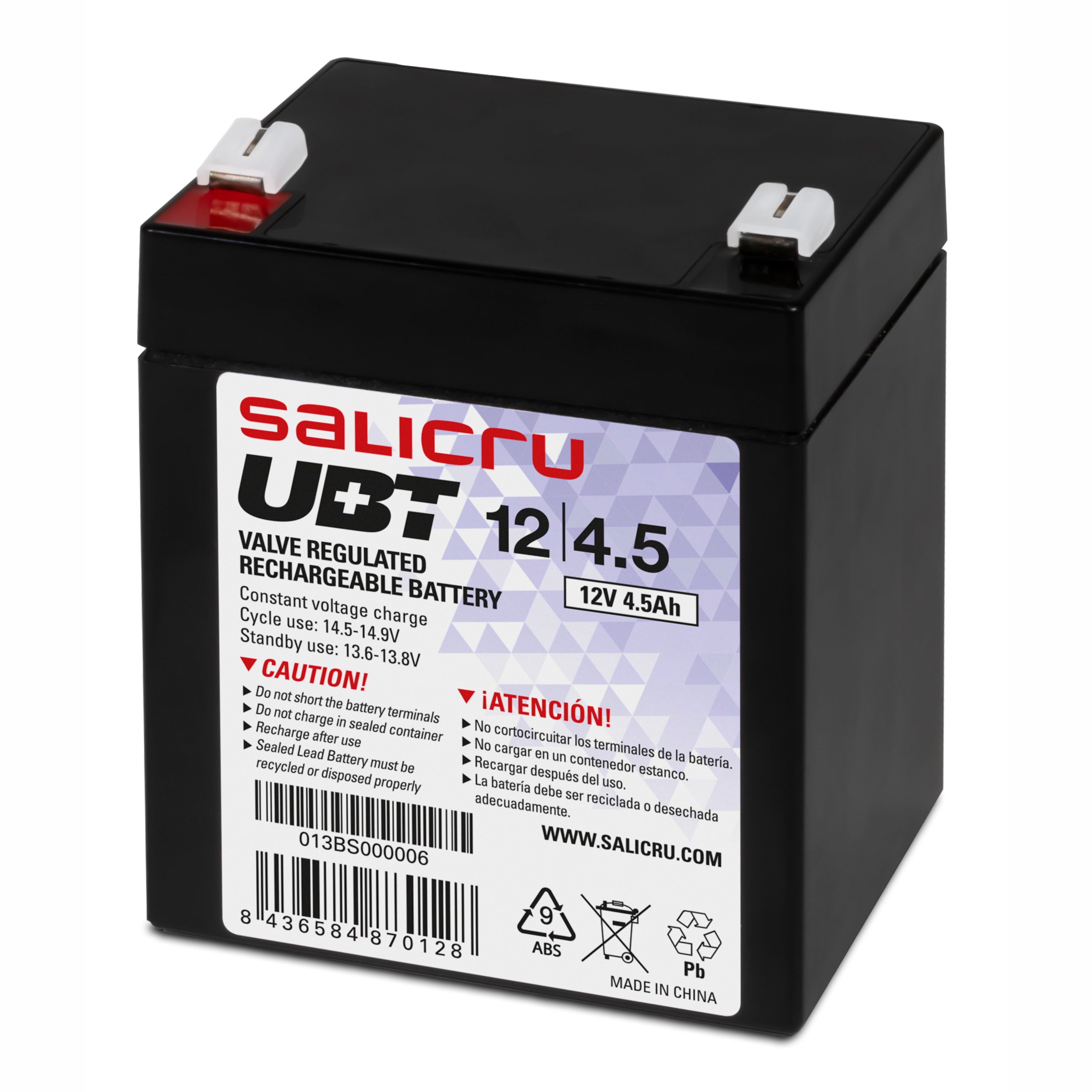 Salicru 013BS000006 batteria UPS Acido piombo (VRLA) 12 V 45 Ah