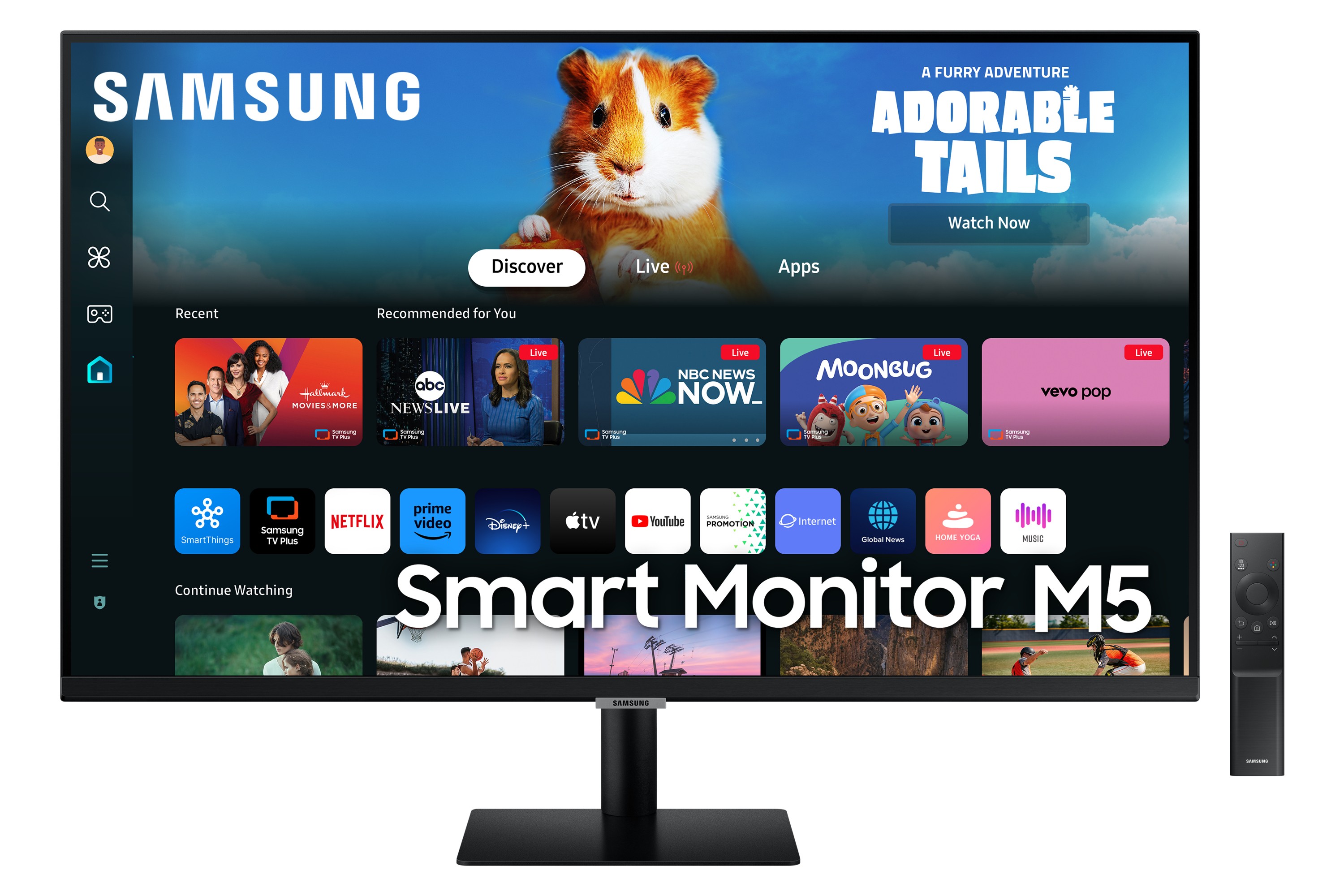 Samsung Smart Monitor M5 - M50D da 27' Full HD Flat