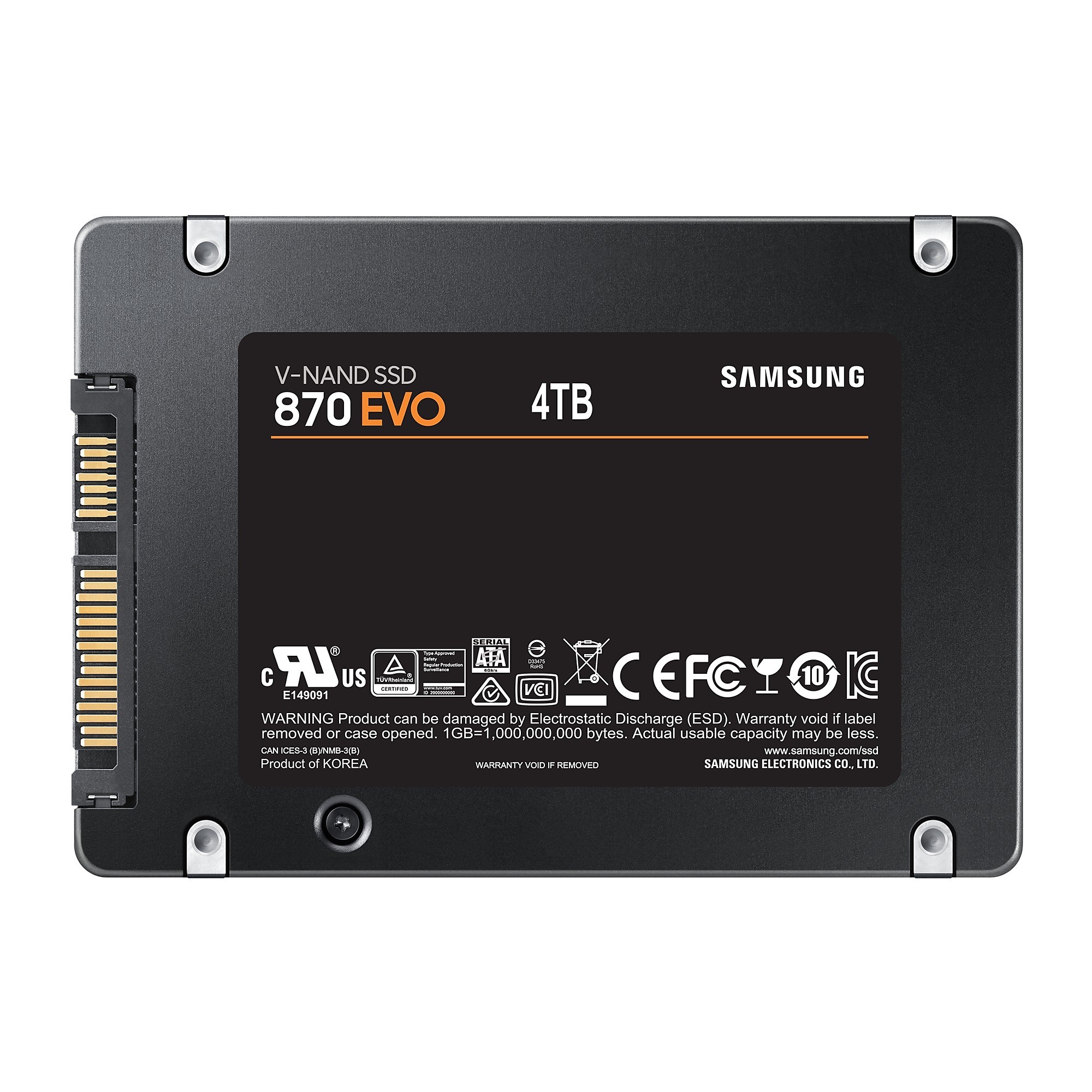 Ssd 25 4Tb Sata Iii Evo 870 Samsung 3D