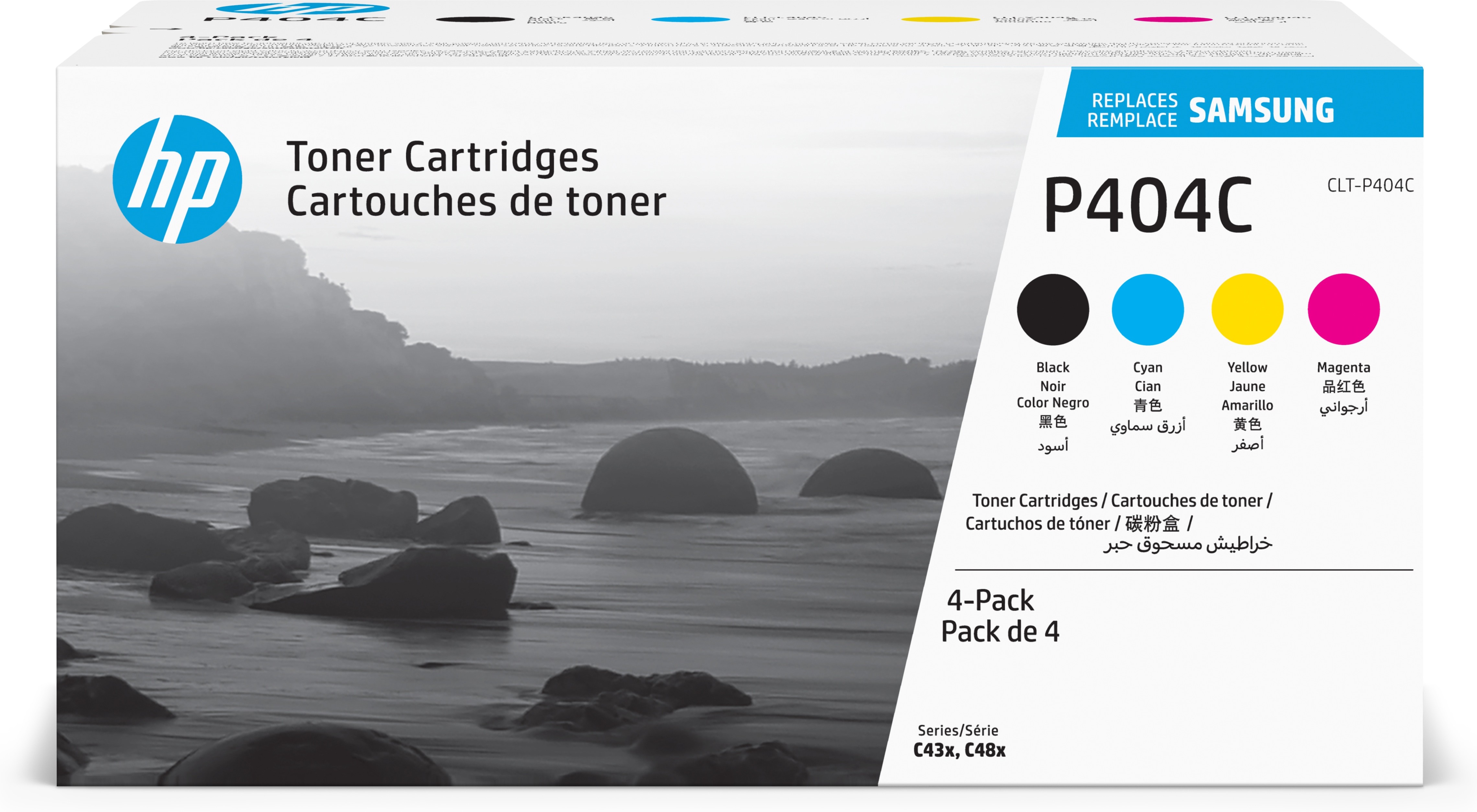 Samsung Cartucce toner nero/ciano/magenta/giallo CLT-P404C 4 - pacco da 4
