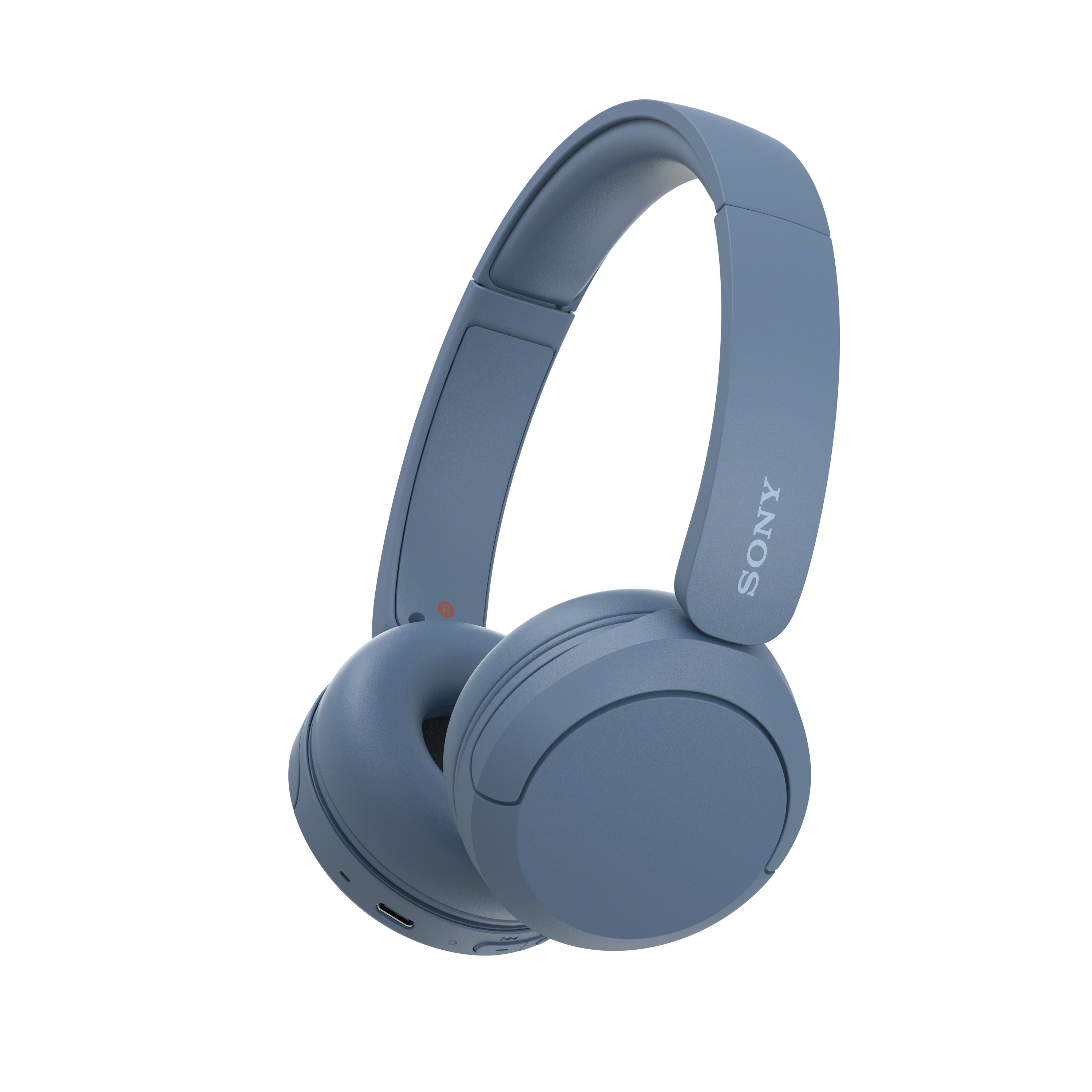 Sony Cuffie Bluetooth wireless WH-CH520 - Durata della batteria fino a 50 ore con ricarica rapida stile on-ear - Blu