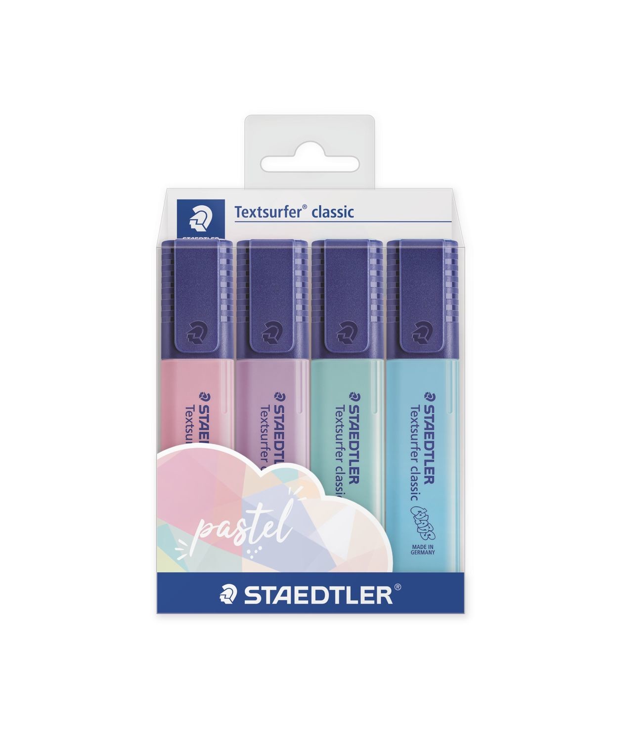 Staedtler 364 C evidenziatore 4 pz Azzurro Menta Rosa Viola