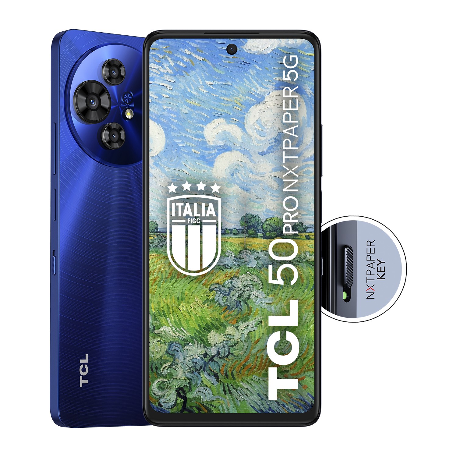 TCL 50 Pro NXTPAPER 5G 173 cm (6.8) Doppia SIM Android 14 USB tipo-C 8 GB 512 GB 5010 mAh Blu