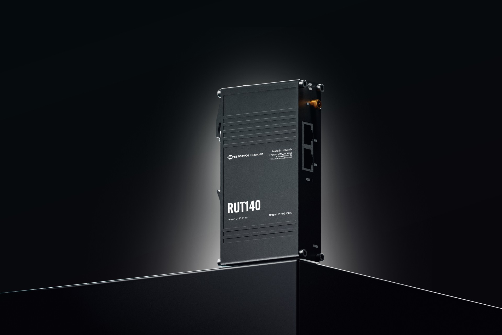 Teltonika Router industriale RUT140 2x RJ45 100Mb/s IP30