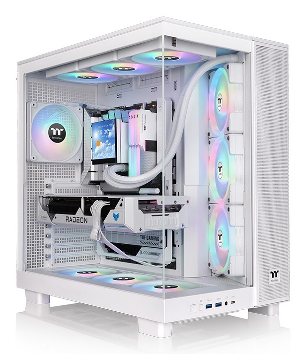 Thermaltake View 380 XL TG ARGB Midi Tower Bianco