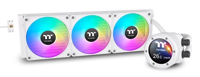 Thermaltake TH360 V2 Ultra EX ARGB Processore Raffreddatore di liquidi tutto in uno 12 cm Bianco 1 pz