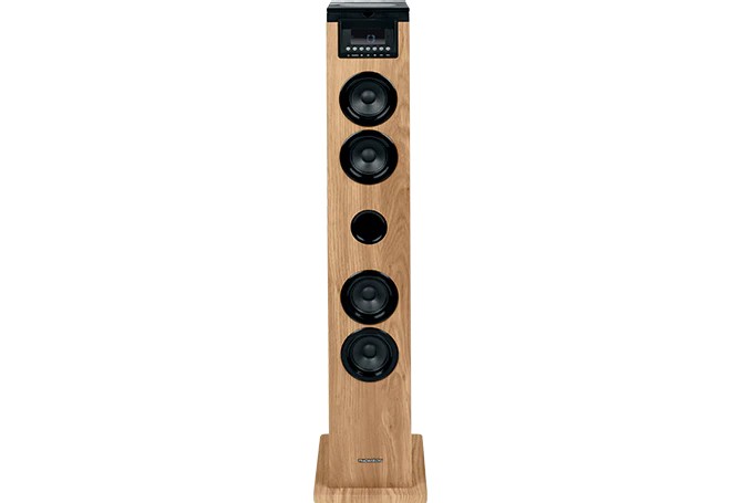 Thomson DS122CD set audio da casa Sistema home audio a torre 10 W Nero Legno
