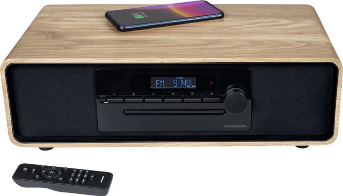 Thomson MIC300IBT set audio da casa Microsistema audio per la casa 10 W Nero Legno