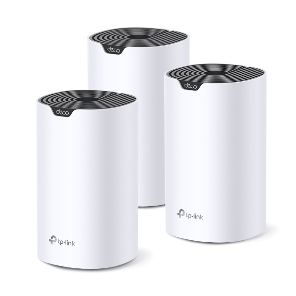 TP-Link Deco S7 (3-pack) Dual-band (2.4 GHz/5 GHz) Wi-Fi 5 (802.11ac) Bianco Nero Interno