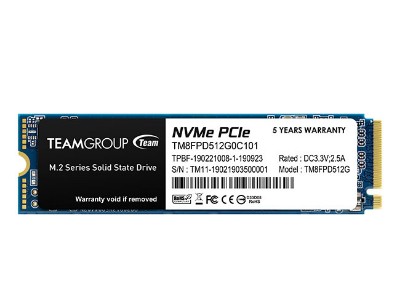 Team Group MP33 PRO M.2 512 GB PCI Express 3.0 3D NAND NVMe