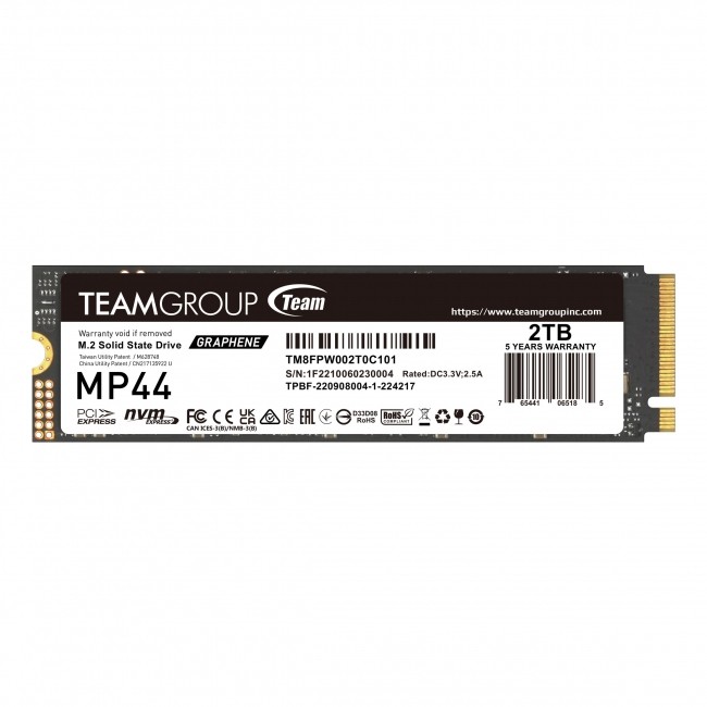 Team Group MP44 2 TB M.2 PCI Express 4.0 NVMe