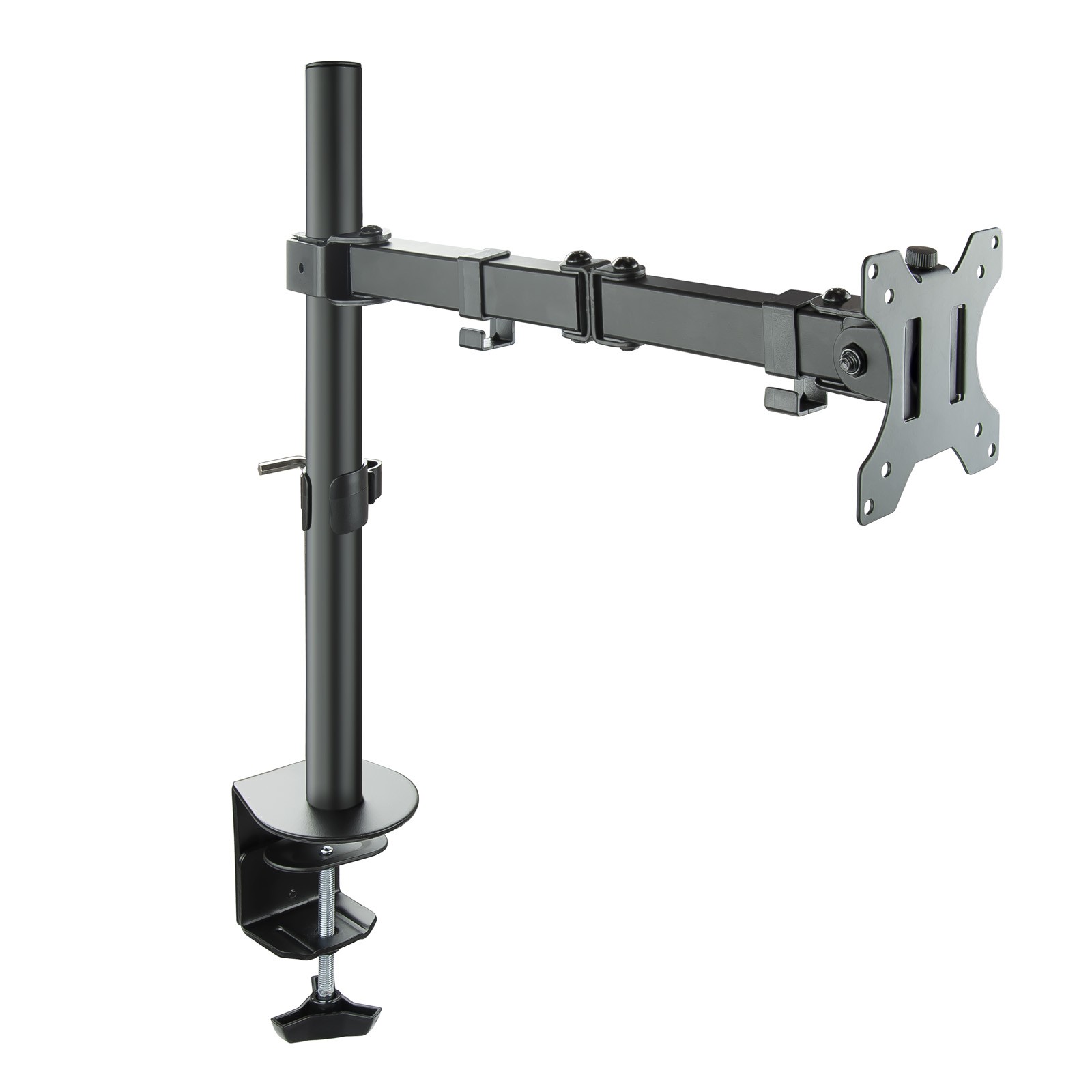TooQ DB1032TN-B supporto da tavolo per Tv a schermo piatto 813 cm (32) Morsa/Bullone di ancoraggio Nero