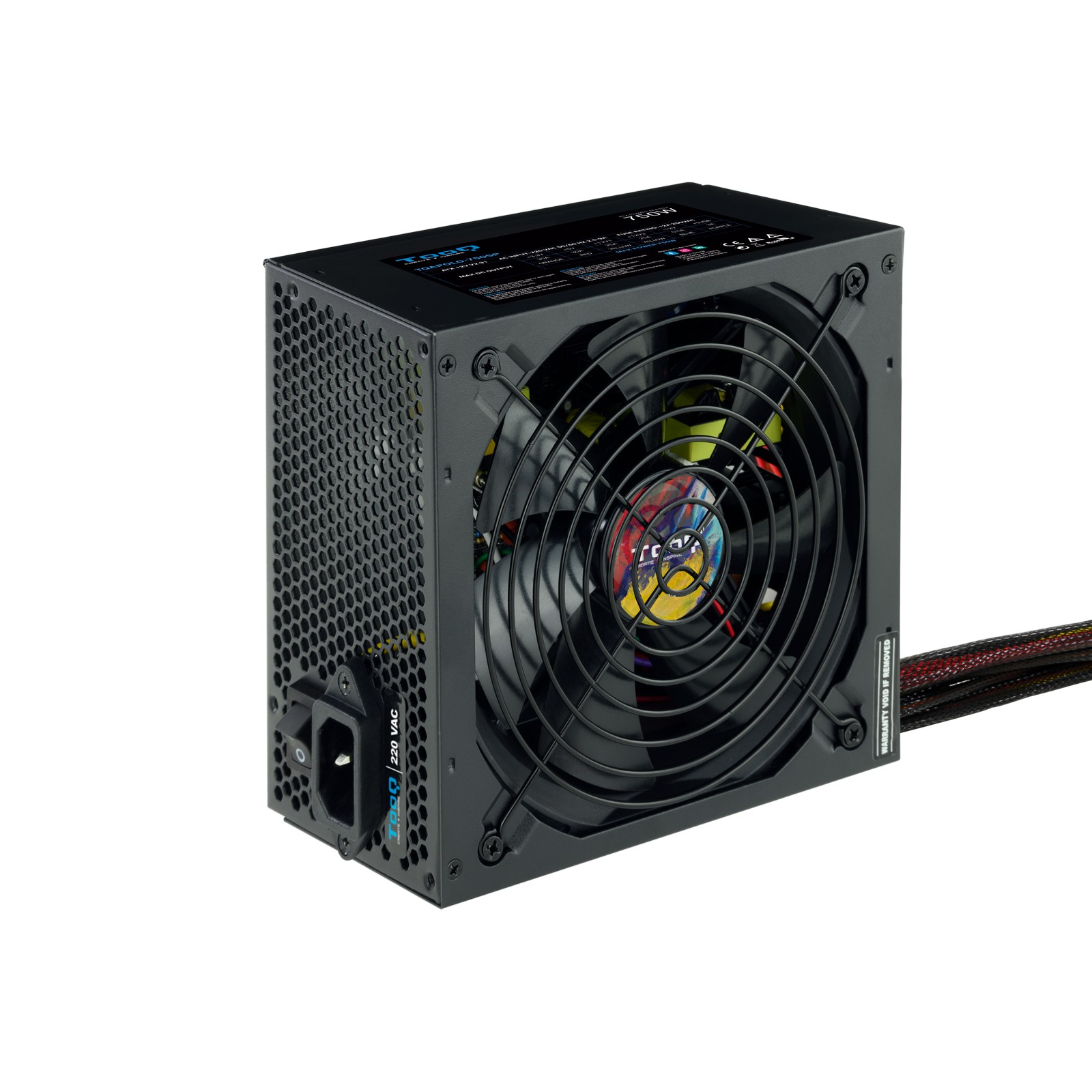 TooQ TQAPOLO-750SP alimentatore per computer 750 W 20+4 pin ATX ATX Nero