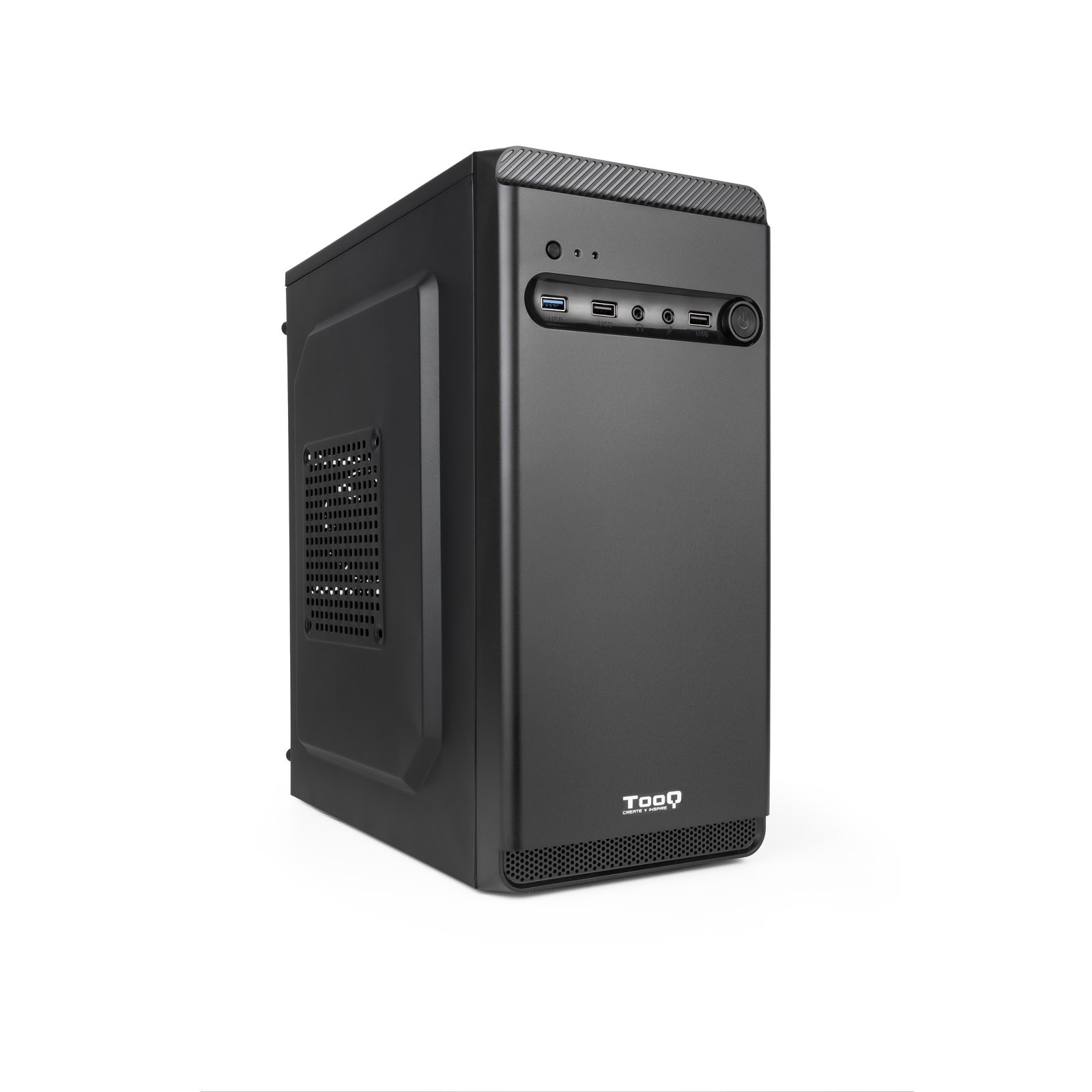 TooQ TQC-4702U3C-B computer case Mini Tower Nero