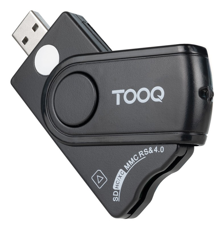 TooQ TQR-3012B lettore di card readers USB 2.0 Nero