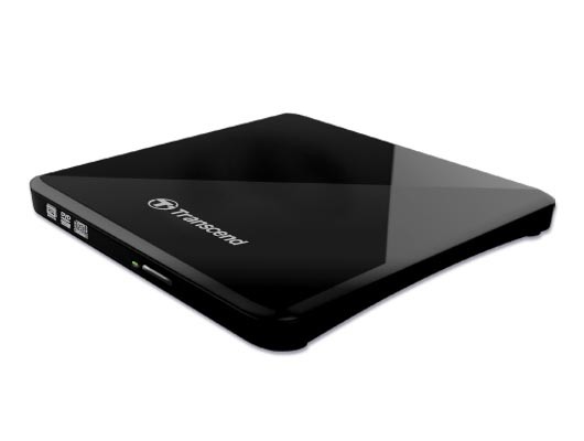Transcend Masterizzatore Esterno Dvd Writer Portable 8X Dvd Slim Usb Black
