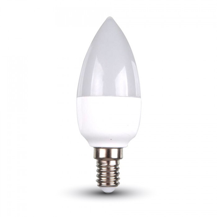V-TAC VT-1855 Lampadina LED E14 5.5W Candela - 6400K Bianco freddo - SKU 42411