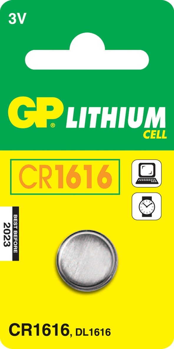 GP Batteries Lithium Cell CR1616 Batteria monouso Litio