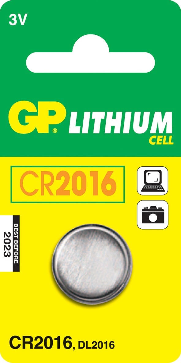 GP Batteries Lithium Cell CR2016 Batteria monouso Litio