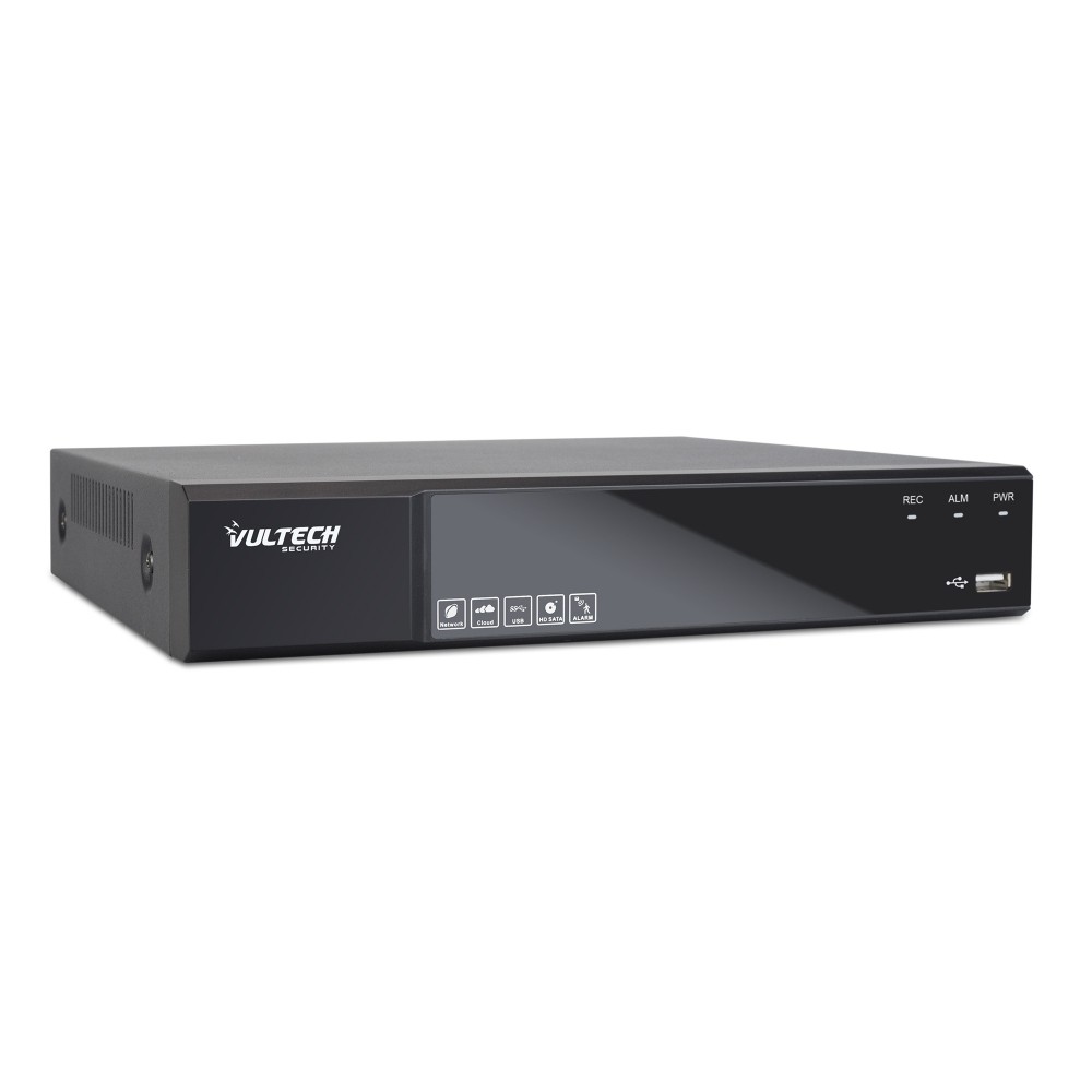Vultech Security Nvr 16 Canali Ultra-Hd Vs-Nvr7516Evo-Uhd Fino A 8Mpx H.265 Hdmi P2P Cloud 1 Hd 4K