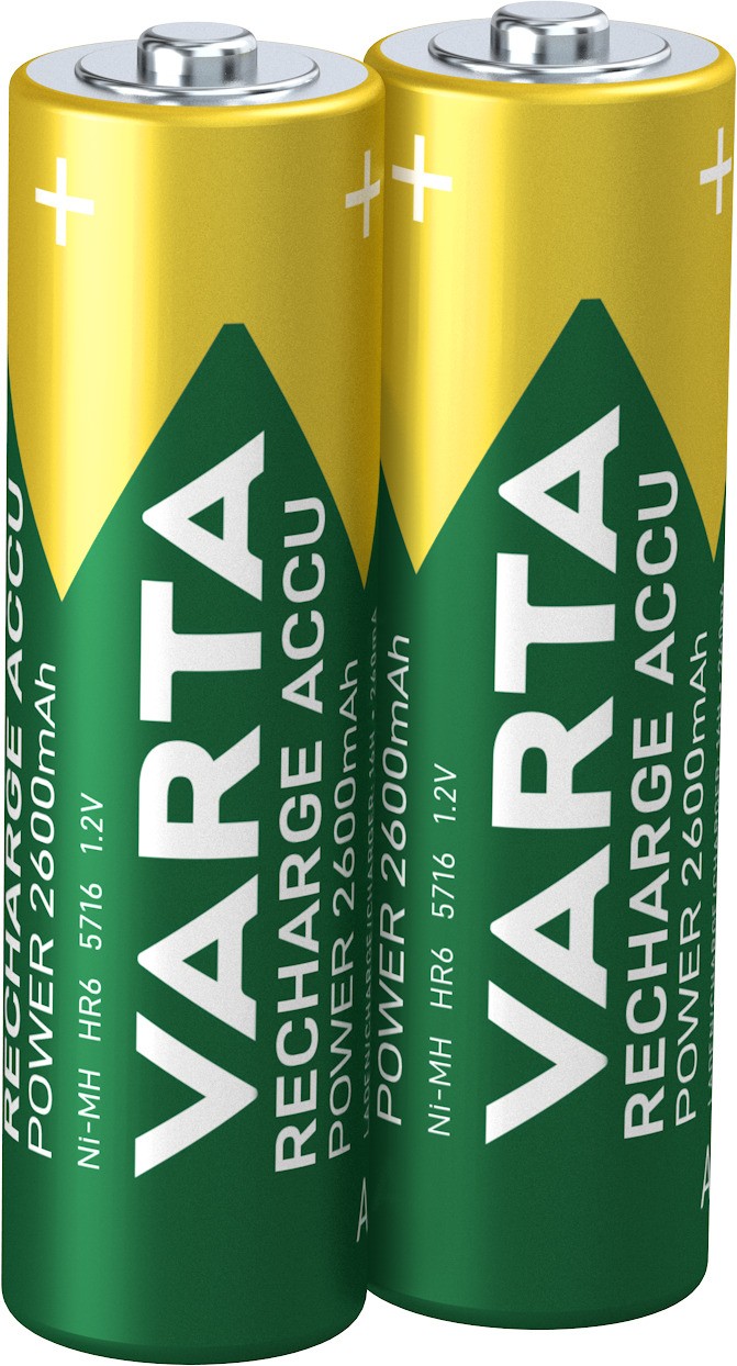 Batteria Stilo Aa Ricaricabile 2600Mah Conf.Blister 2Pz Varta