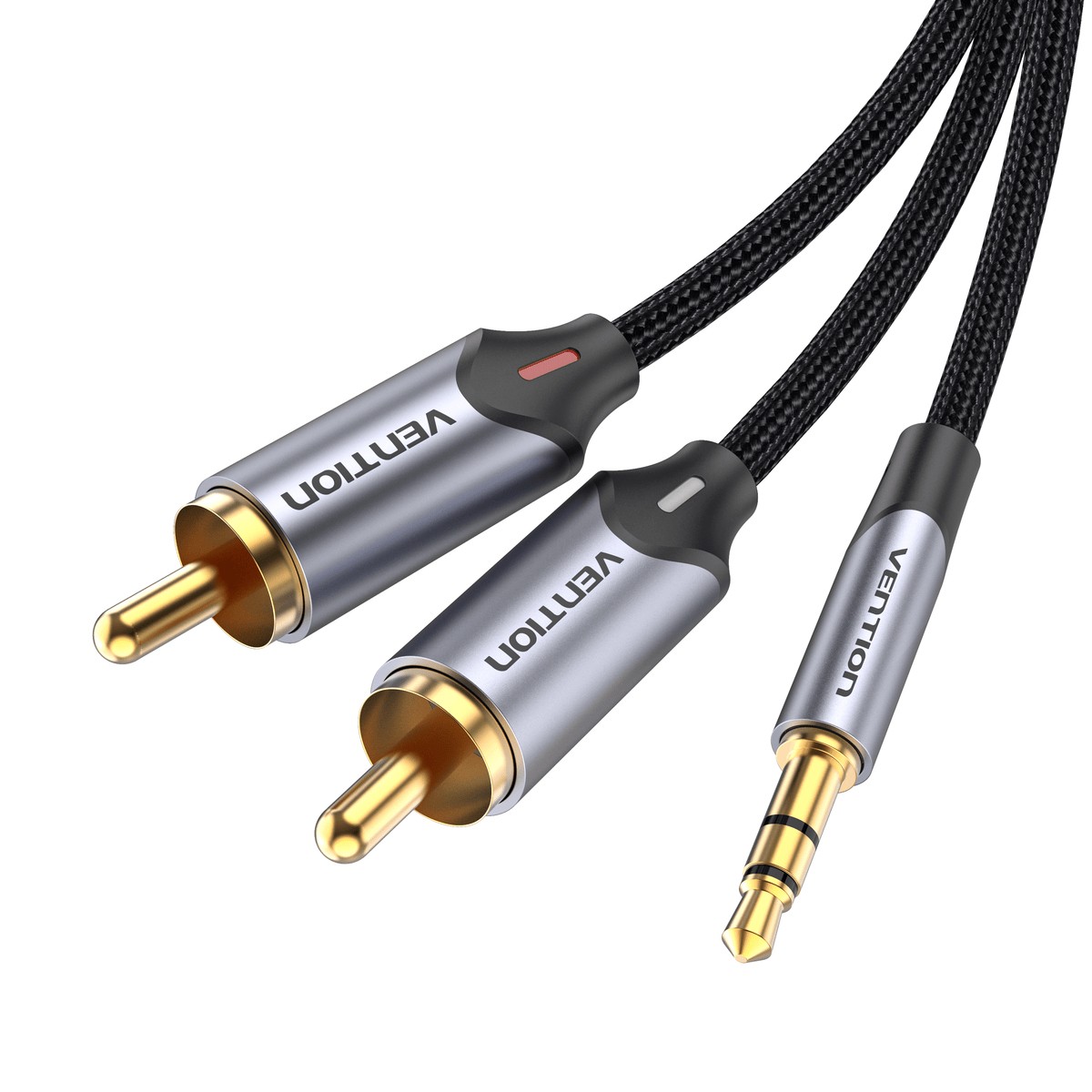 Vention BCNBI cavo audio 3 m 3.5mm 2 x RCA Grigio