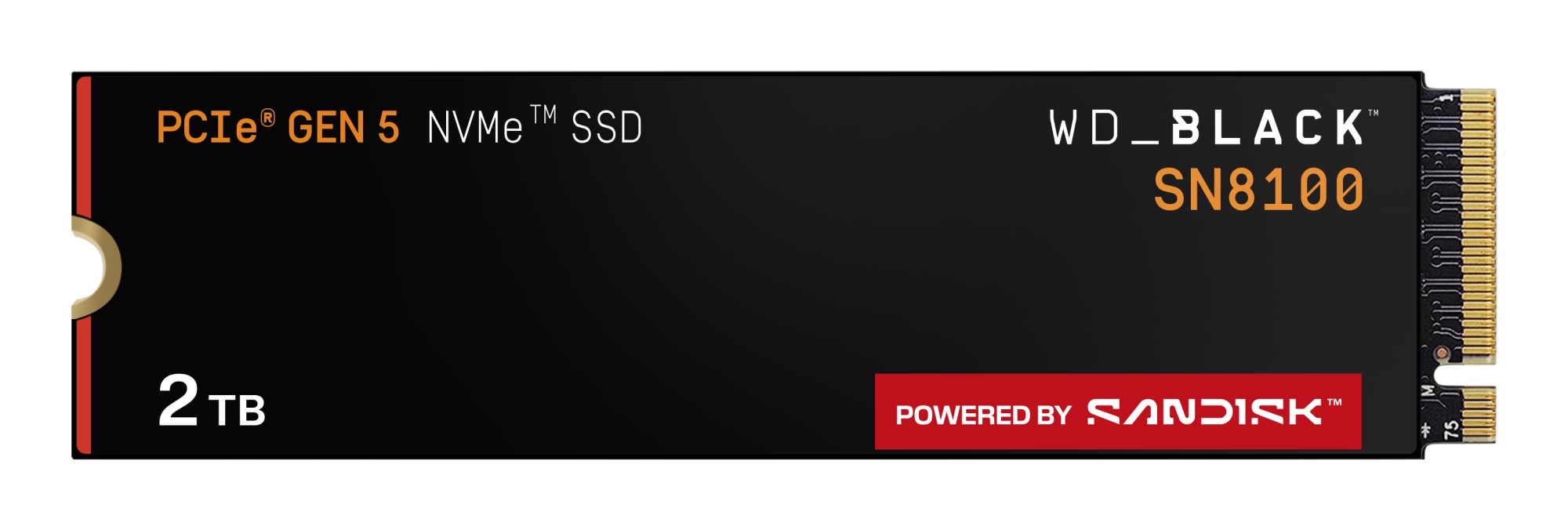 WD Western Digital Black SN8100 2 TB M.2 PCI Express 5.0 NVMe TLC 3D NAND