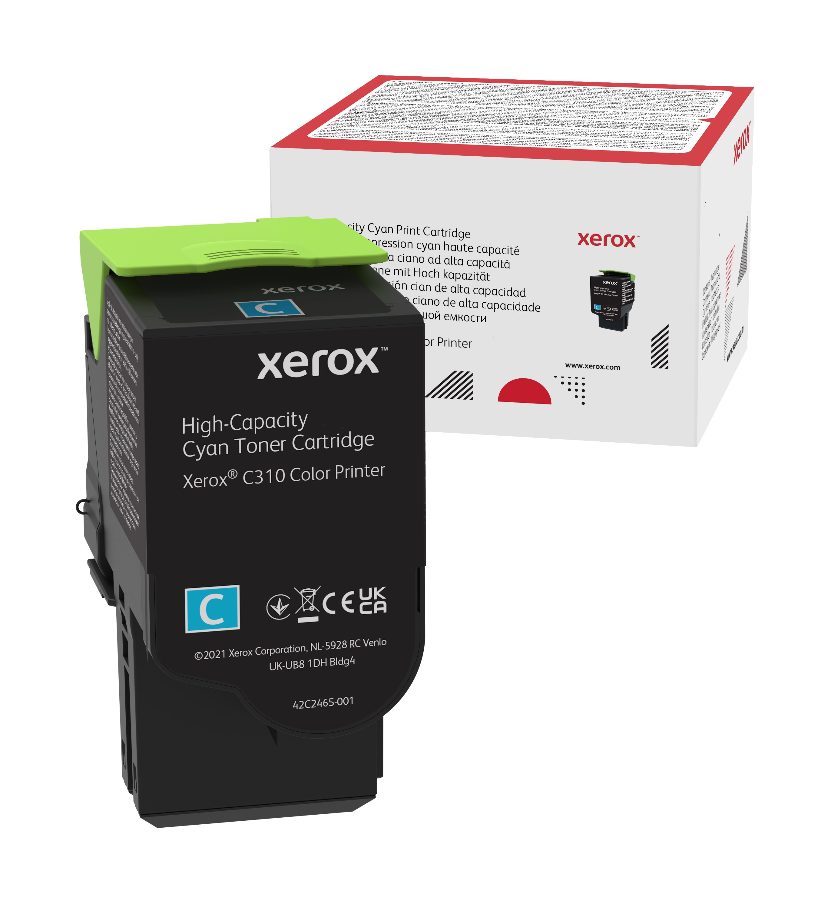 ORIGINALE Xerox toner ciano 006R04365 C310/315 5500 pagine